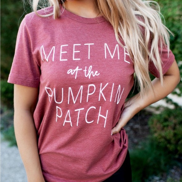 Bella Canvas Tops - Meet Me at the Pumpkin Patch Tee